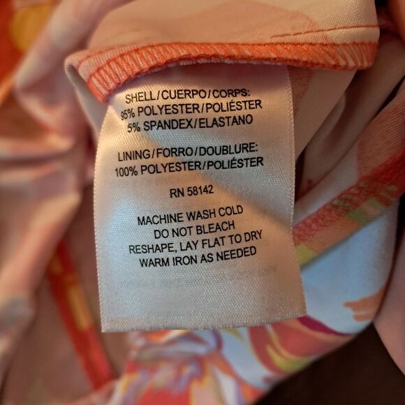 NWT London Times Dress Women's 20W Plus Size Midi Floral Tropical Summer Beach - Picture 14 of 14